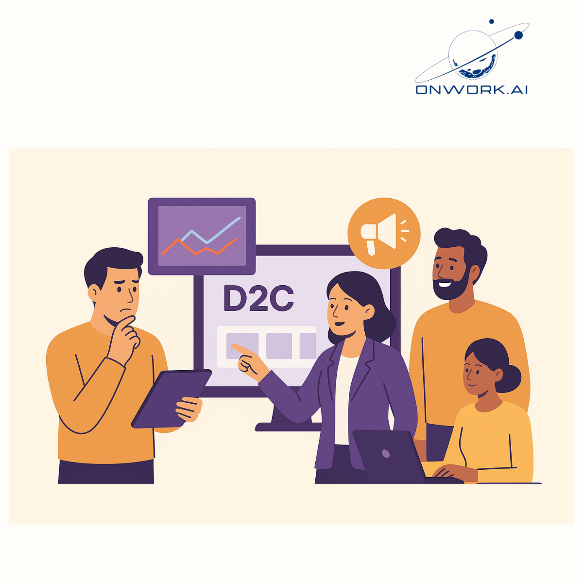 How Can D2C Brands Grow Faster with a Direct Marketing Partner Like onWork.ai?